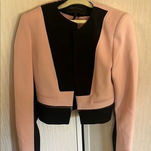 BCBGMAXAZRIA Pink and Black Women's Jacket size XXS
